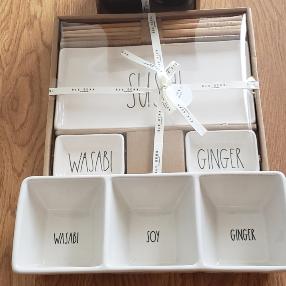 Rae Dunn Sushi set